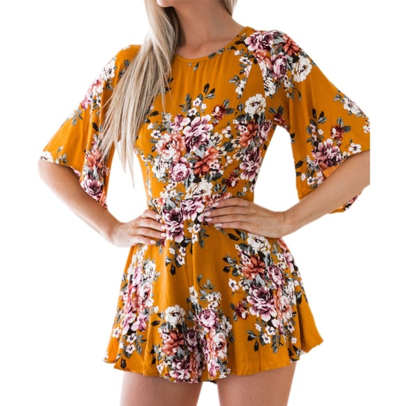 ChicksDesire Pants - Soho Summer Floral Jumpsuit